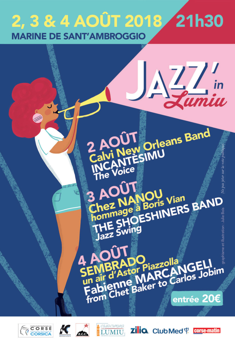 Jazz'In Lumiu - agostu 2018 Jazz'In Lumiu - agostu 2018