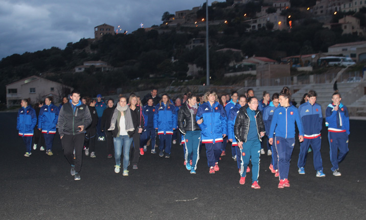 Telepaese - Nutiziale du 9 janvier 2017 : l'équipe de France féminine de Rugby en Balagne