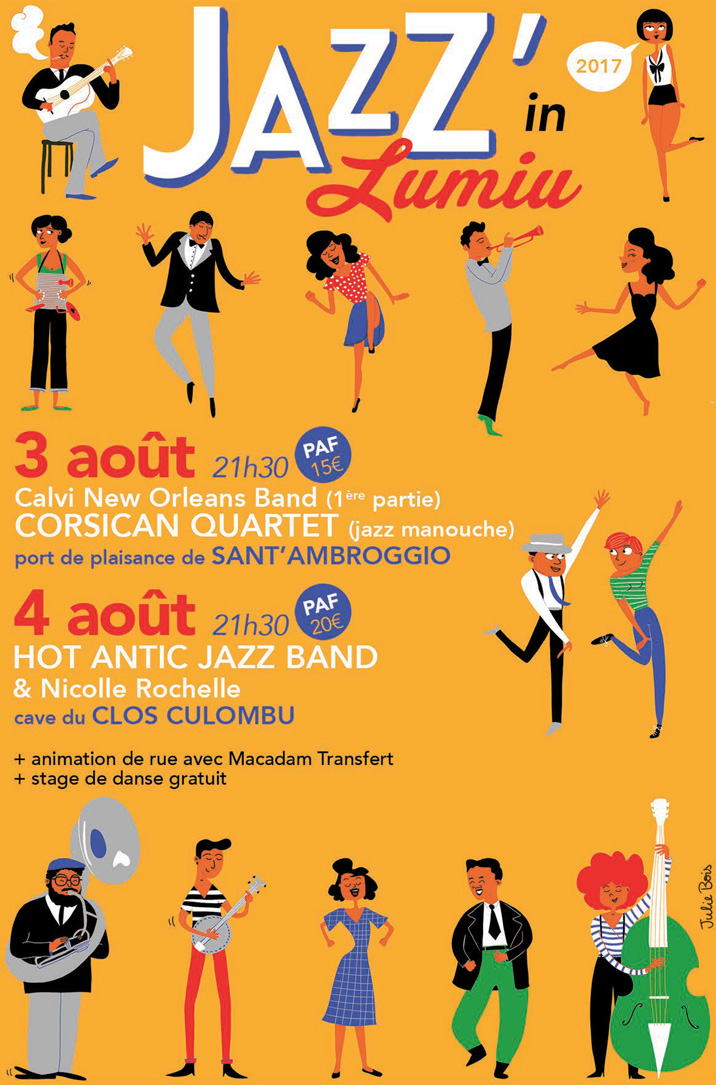 JAZZ'in LUMIU  di ritornu in Lumiu i 3 è 4 d'agostu 2017