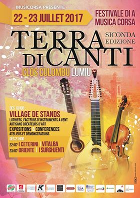 TERRA DI CANTI LES 22 ET 23 JUILLET AU CLOS CULOMBU