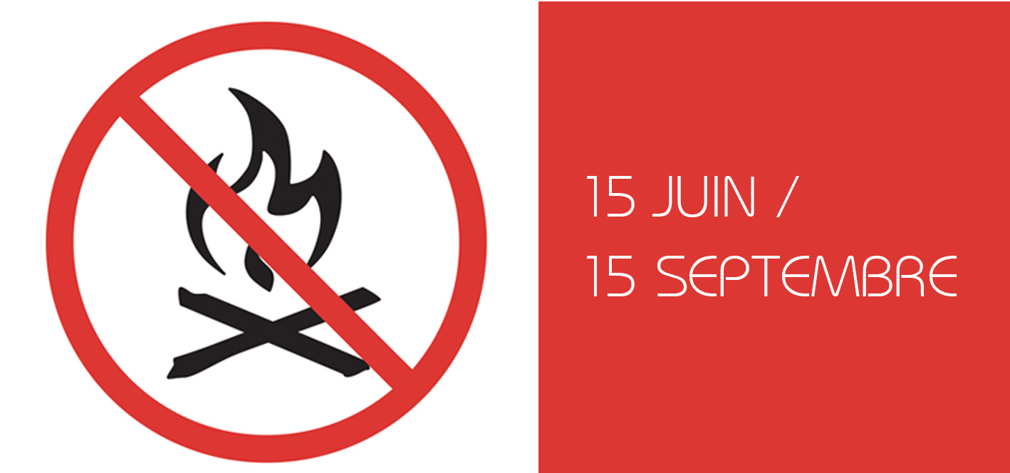 Interdiction d'emploi du feu du 15 juin au 15 septembre